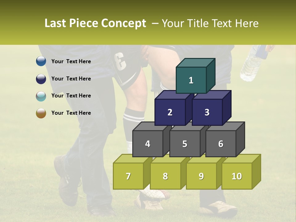 A Group Of Soccer Players Walking Across A Field PowerPoint Template