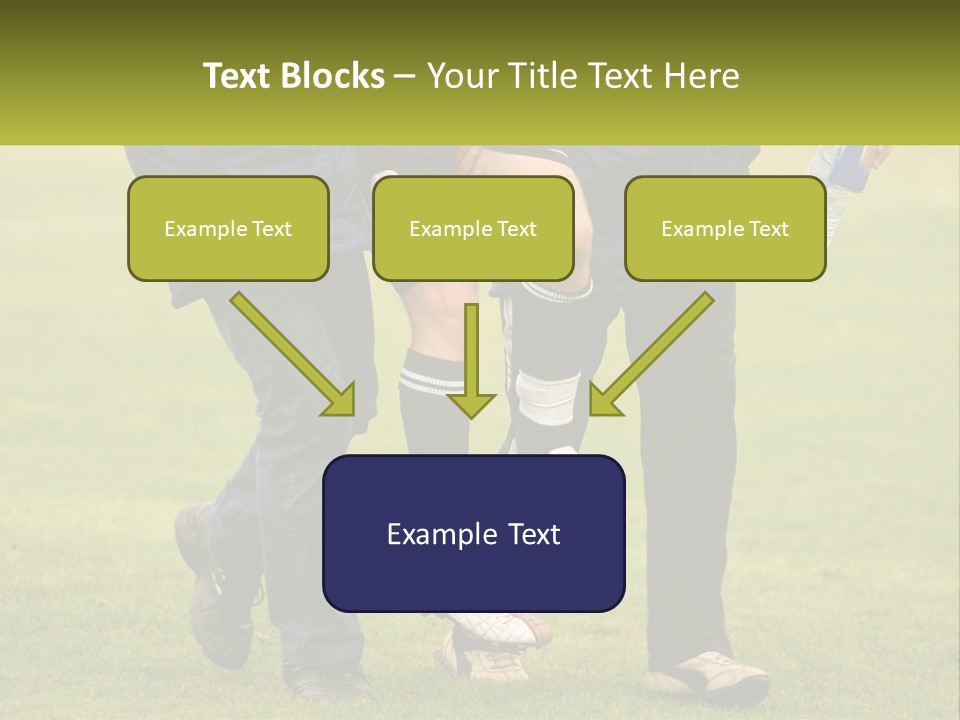 A Group Of Soccer Players Walking Across A Field PowerPoint Template