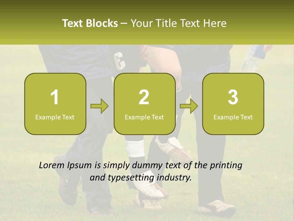 A Group Of Soccer Players Walking Across A Field PowerPoint Template