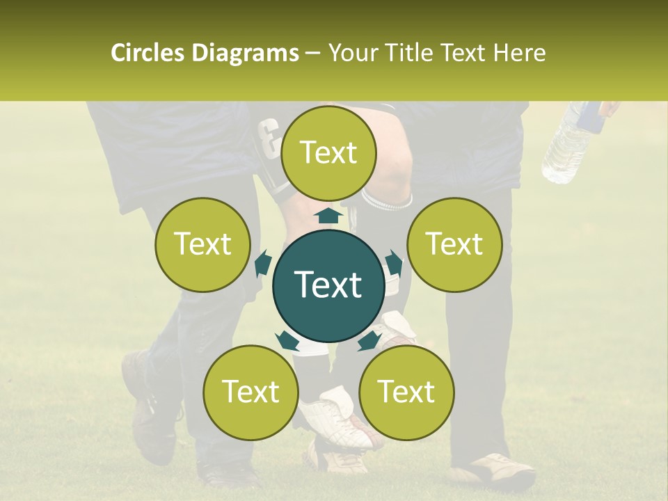 A Group Of Soccer Players Walking Across A Field PowerPoint Template