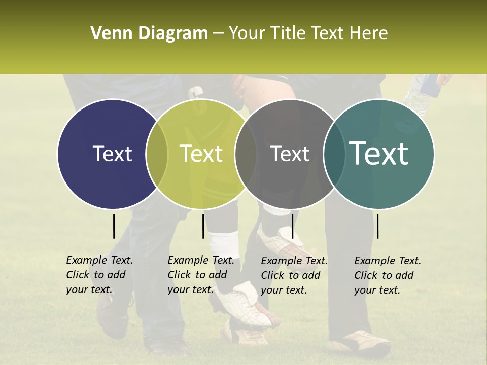 A Group Of Soccer Players Walking Across A Field PowerPoint Template