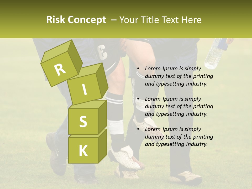 A Group Of Soccer Players Walking Across A Field PowerPoint Template