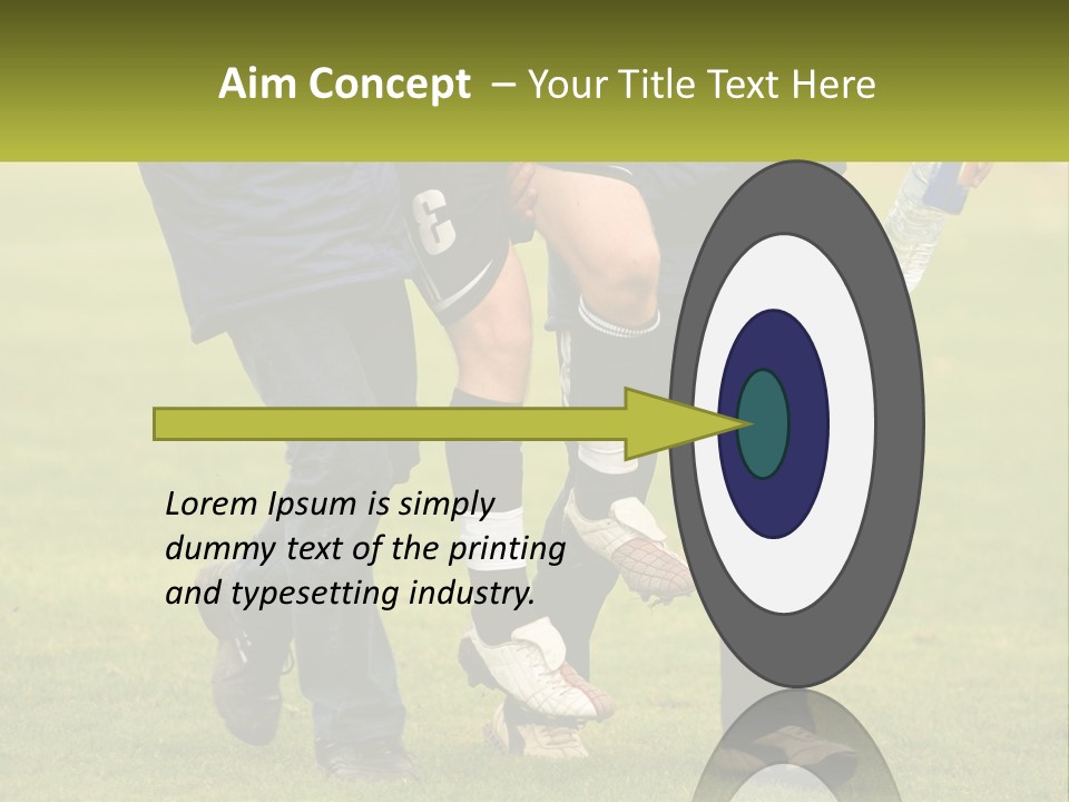 A Group Of Soccer Players Walking Across A Field PowerPoint Template