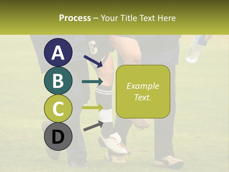 A Group Of Soccer Players Walking Across A Field PowerPoint Template