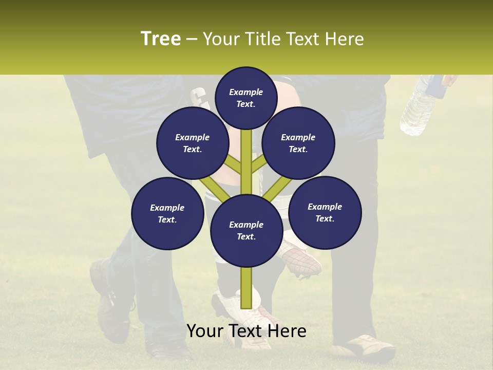 A Group Of Soccer Players Walking Across A Field PowerPoint Template
