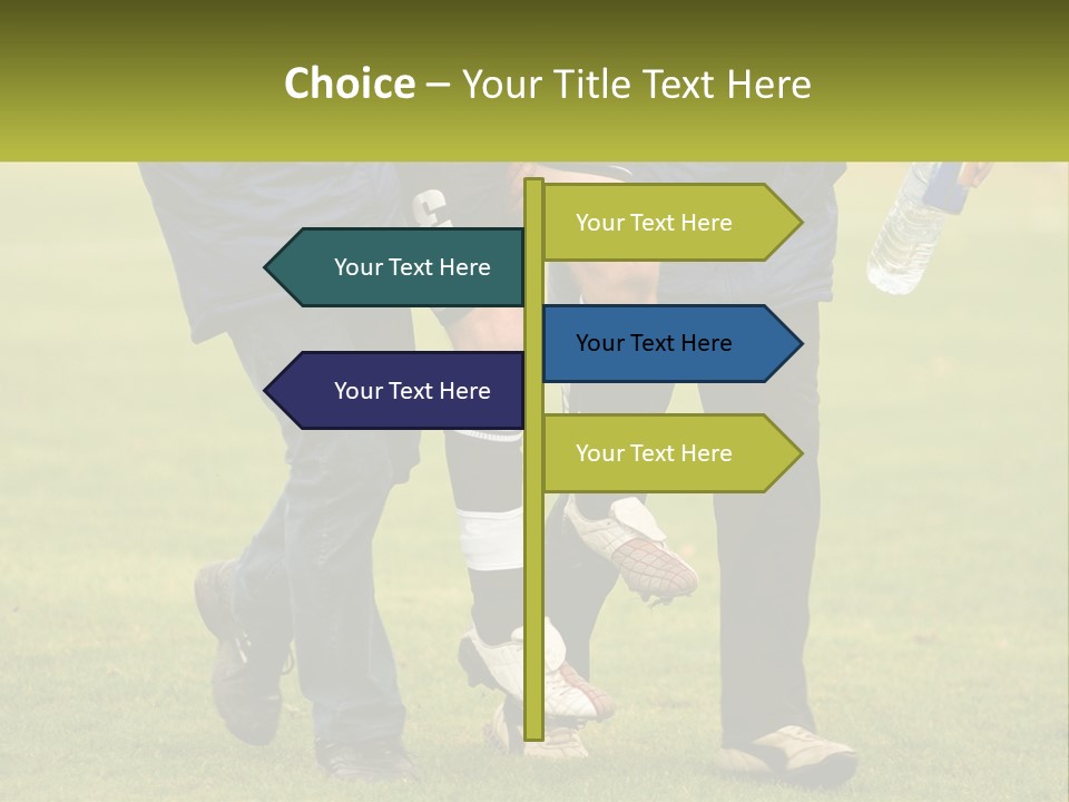 A Group Of Soccer Players Walking Across A Field PowerPoint Template