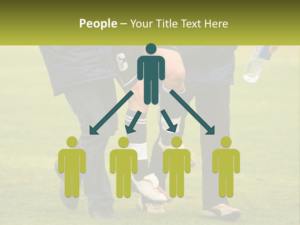 A Group Of Soccer Players Walking Across A Field PowerPoint Template