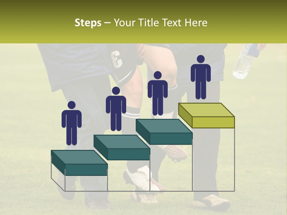 A Group Of Soccer Players Walking Across A Field PowerPoint Template