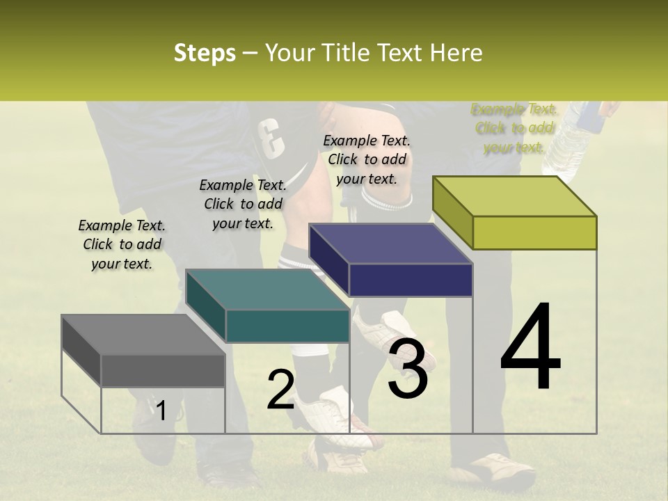 A Group Of Soccer Players Walking Across A Field PowerPoint Template