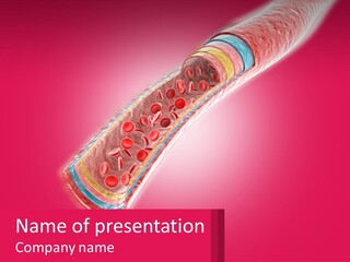 A Medical Powerpoint Presentation Is Shown PowerPoint Template