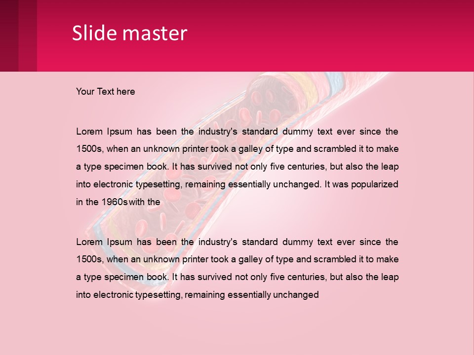 A Medical Powerpoint Presentation Is Shown PowerPoint Template