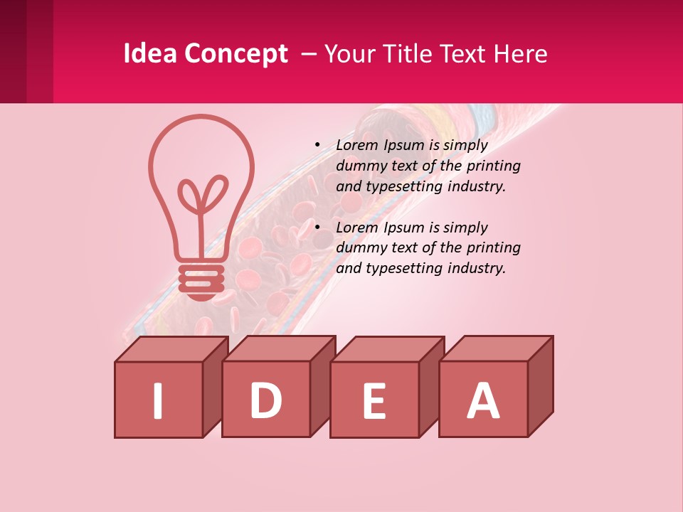 A Medical Powerpoint Presentation Is Shown PowerPoint Template