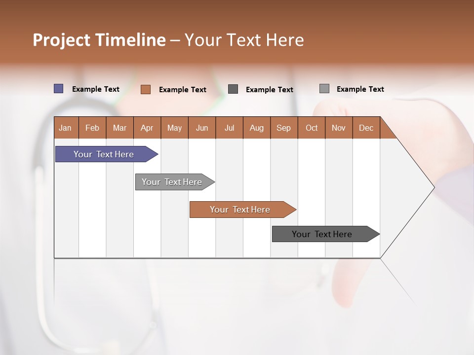 A Doctor Pointing At Someone With A Stethoscope PowerPoint Template