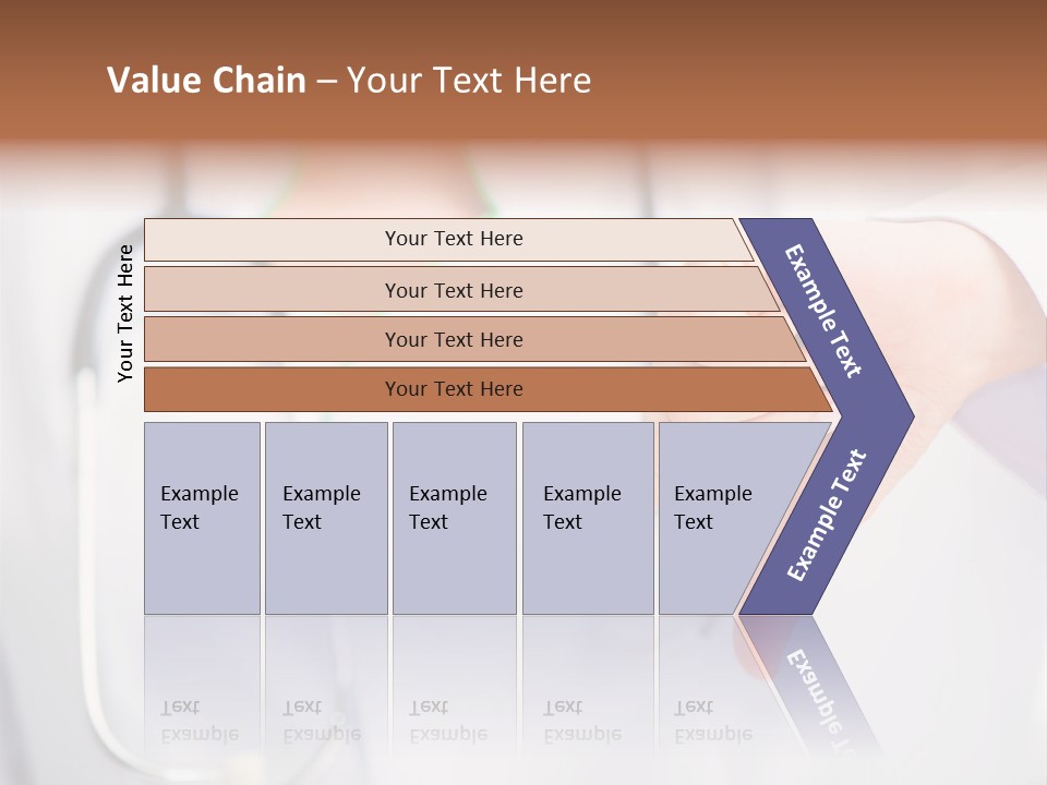 A Doctor Pointing At Someone With A Stethoscope PowerPoint Template