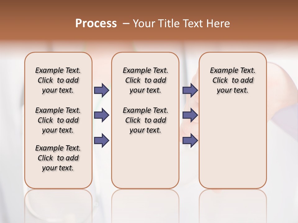 A Doctor Pointing At Someone With A Stethoscope PowerPoint Template