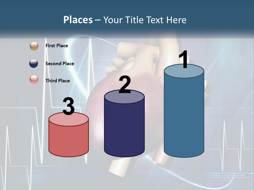 A Medical Powerpoint Presentation With A Heart PowerPoint Template