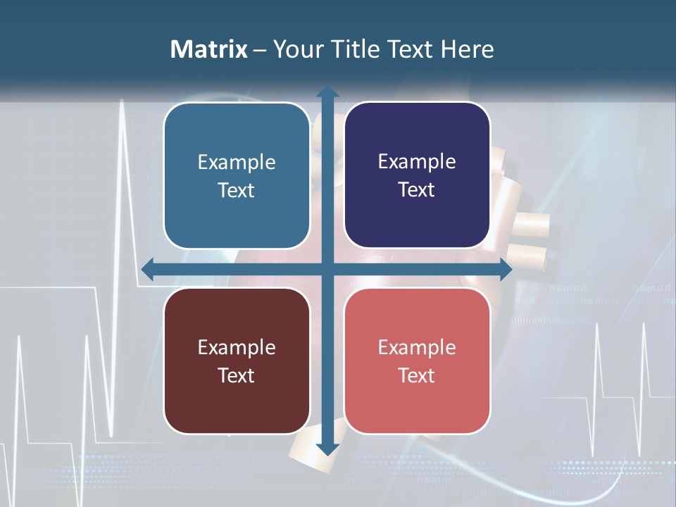 A Medical Powerpoint Presentation With A Heart PowerPoint Template