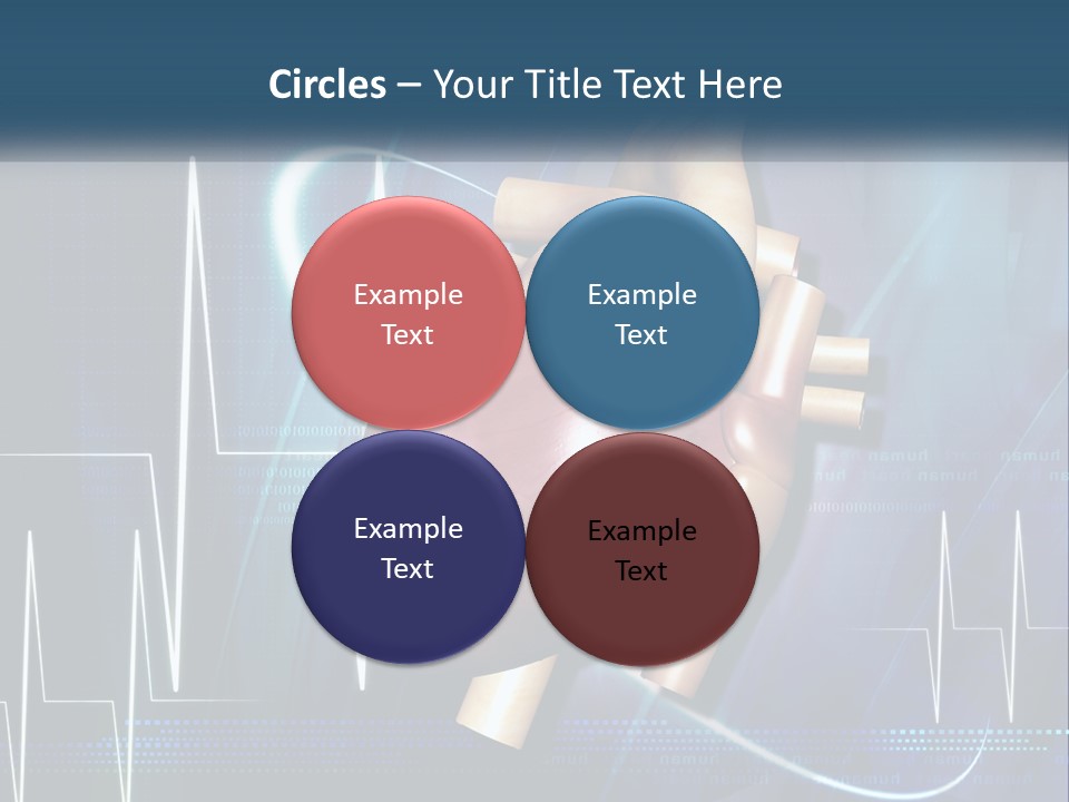 A Medical Powerpoint Presentation With A Heart PowerPoint Template