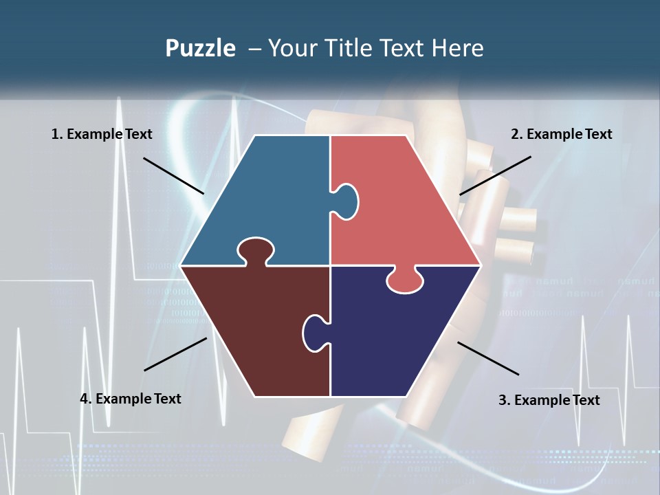 A Medical Powerpoint Presentation With A Heart PowerPoint Template
