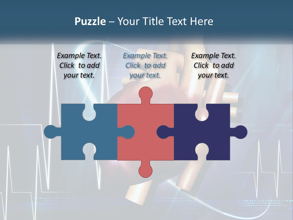 A Medical Powerpoint Presentation With A Heart PowerPoint Template