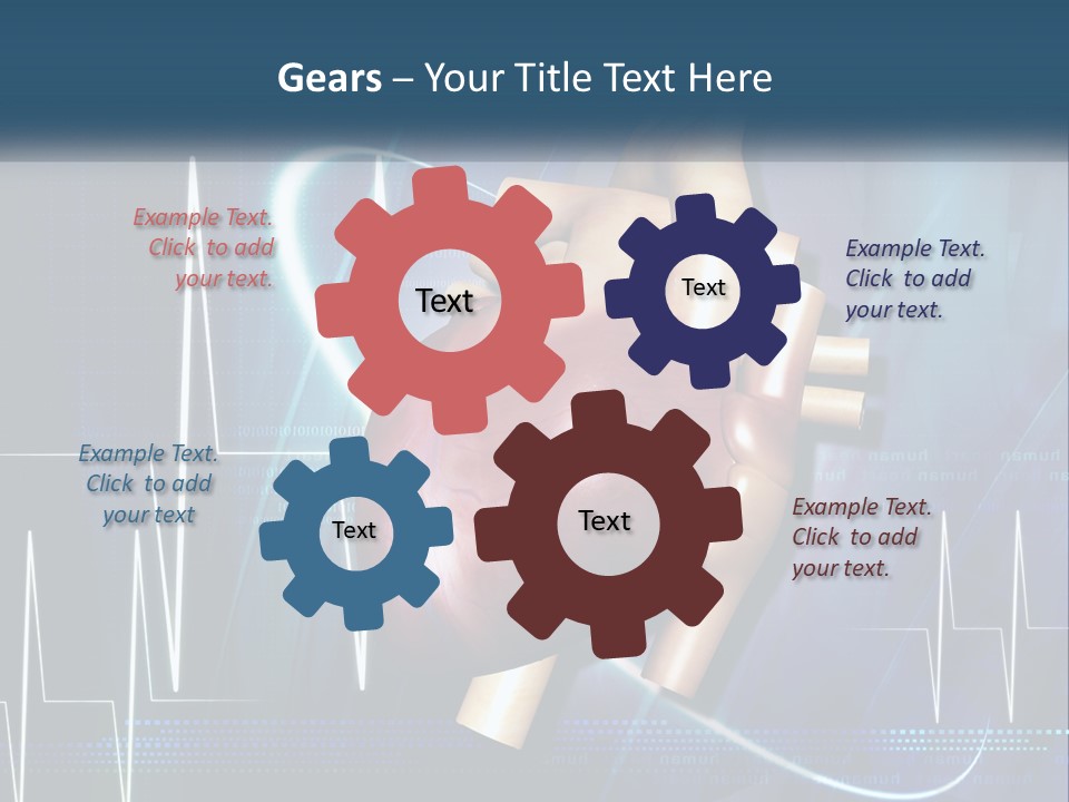 A Medical Powerpoint Presentation With A Heart PowerPoint Template