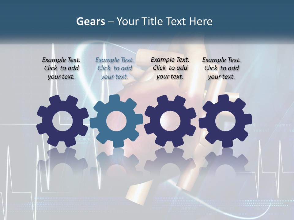 A Medical Powerpoint Presentation With A Heart PowerPoint Template