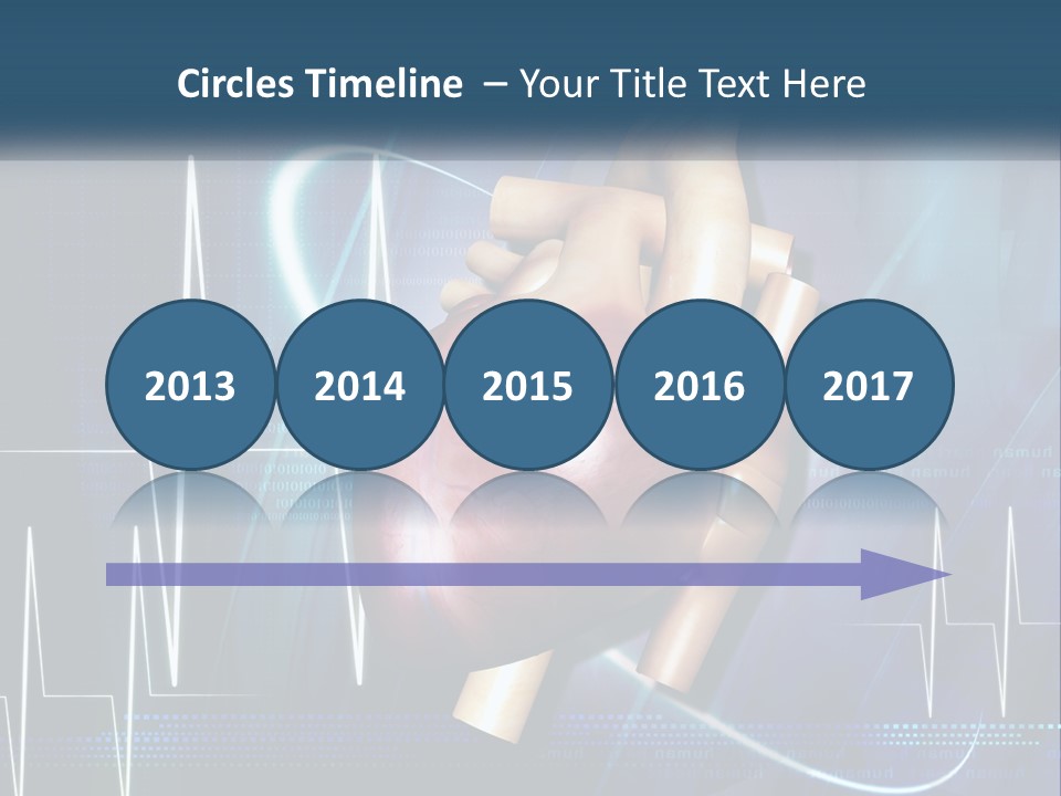 A Medical Powerpoint Presentation With A Heart PowerPoint Template