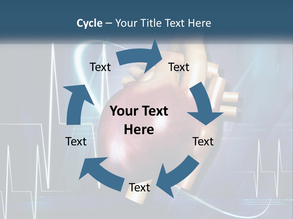 A Medical Powerpoint Presentation With A Heart PowerPoint Template