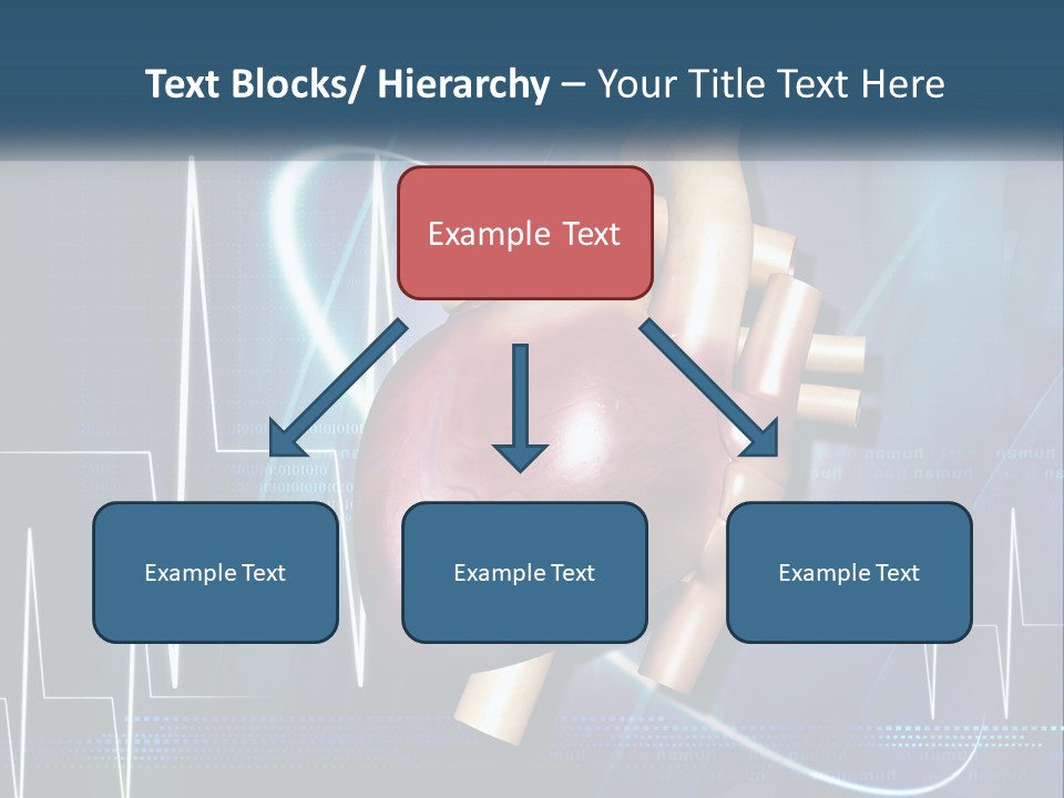 A Medical Powerpoint Presentation With A Heart PowerPoint Template