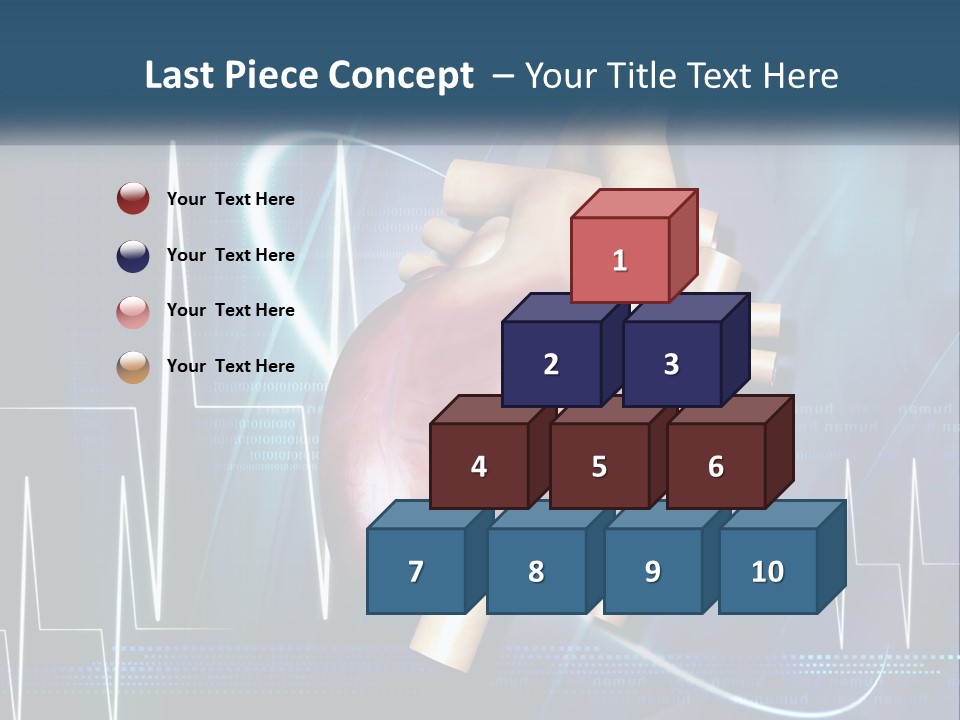 A Medical Powerpoint Presentation With A Heart PowerPoint Template