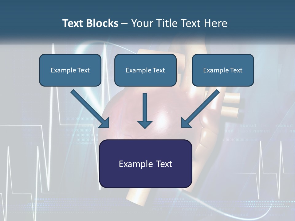 A Medical Powerpoint Presentation With A Heart PowerPoint Template
