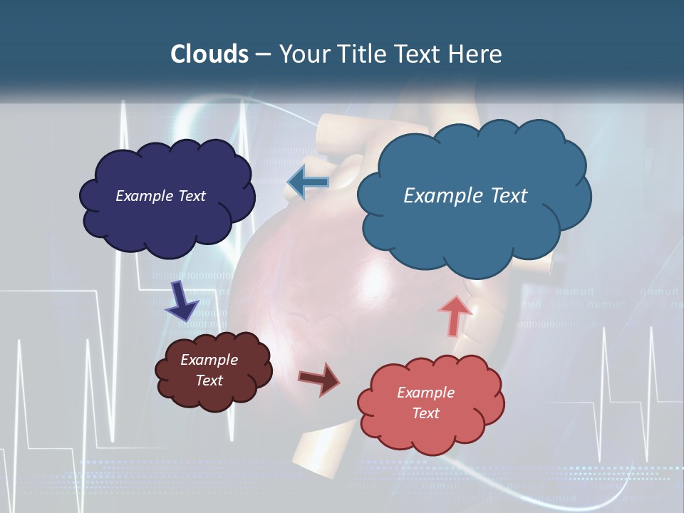 A Medical Powerpoint Presentation With A Heart PowerPoint Template