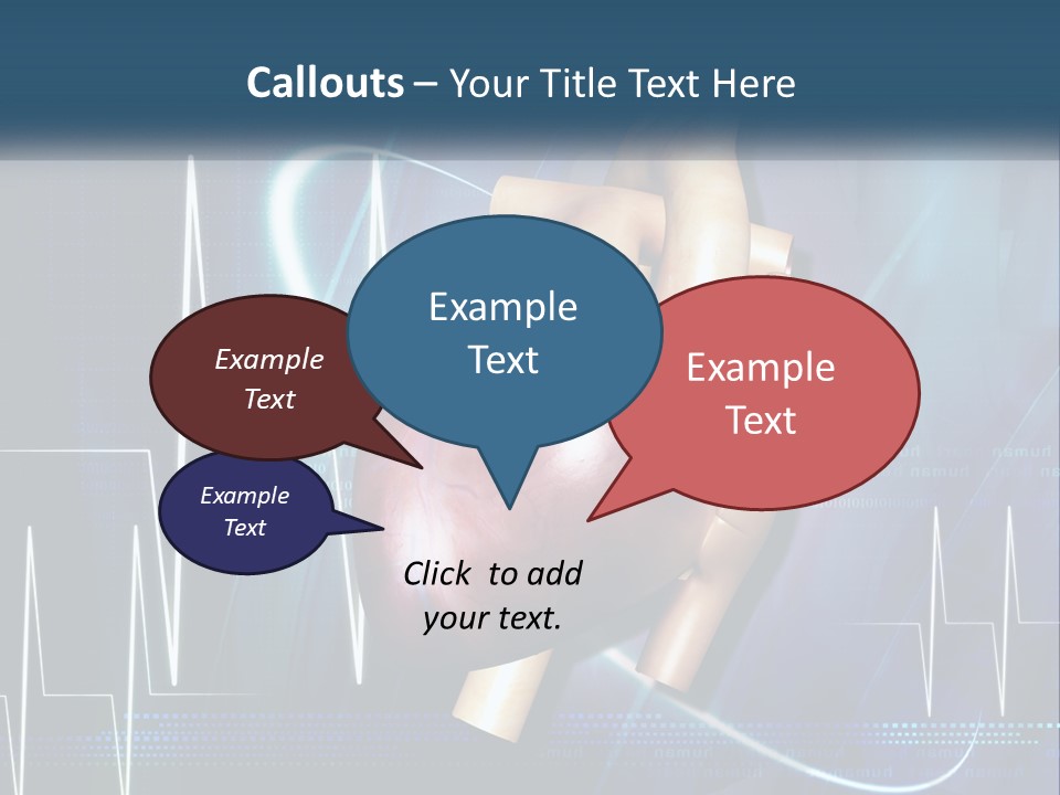 A Medical Powerpoint Presentation With A Heart PowerPoint Template