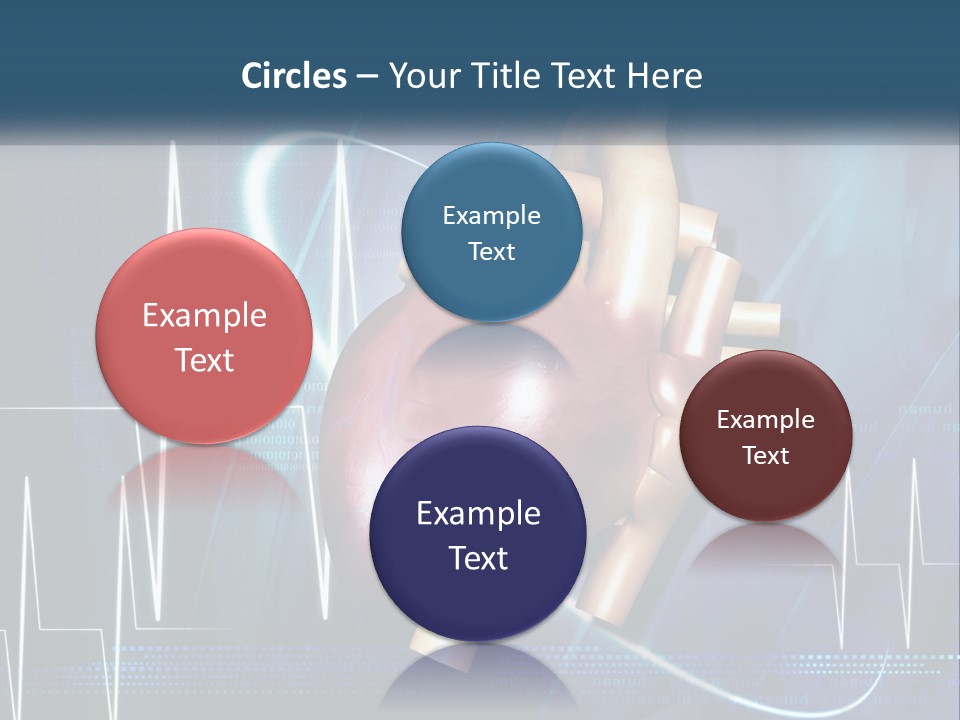 A Medical Powerpoint Presentation With A Heart PowerPoint Template