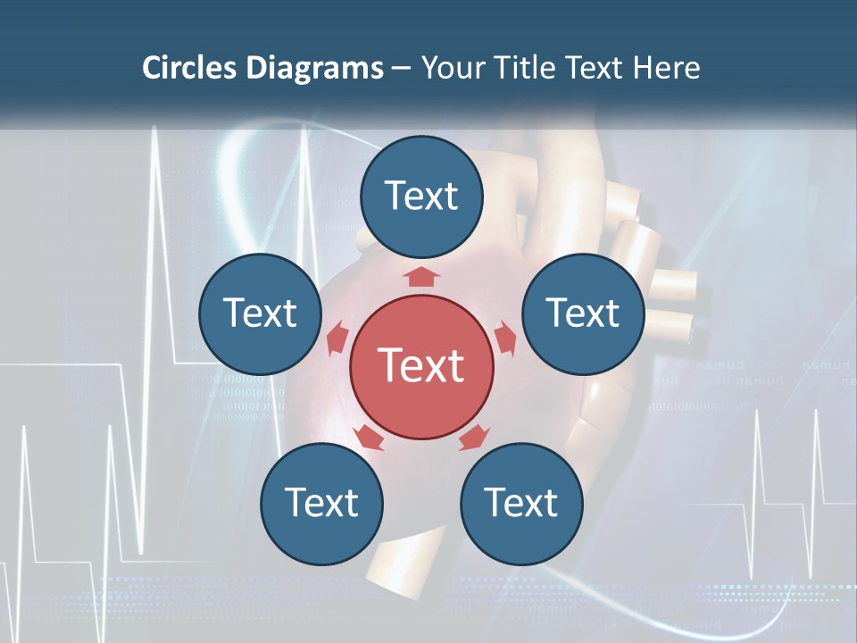 A Medical Powerpoint Presentation With A Heart PowerPoint Template