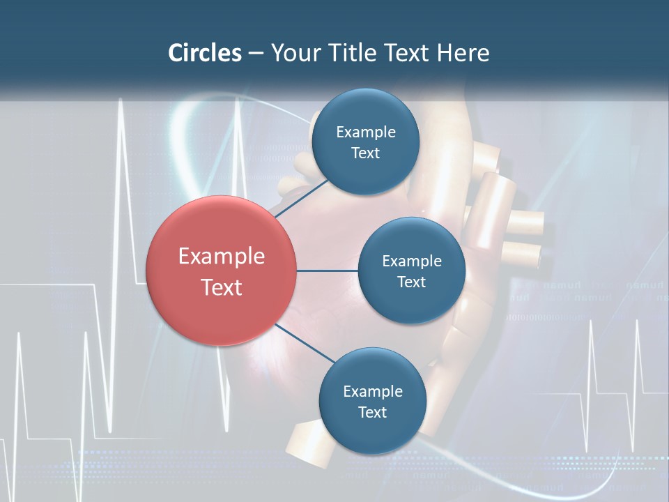 A Medical Powerpoint Presentation With A Heart PowerPoint Template