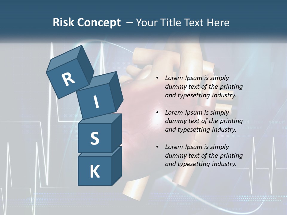 A Medical Powerpoint Presentation With A Heart PowerPoint Template