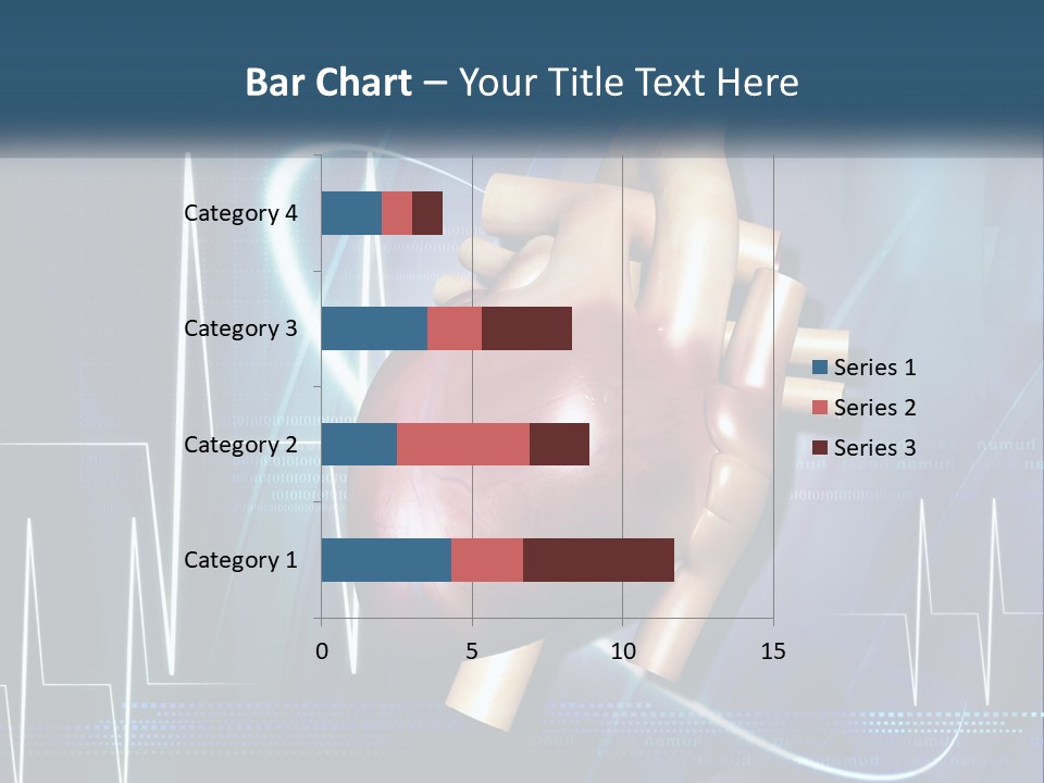 A Medical Powerpoint Presentation With A Heart PowerPoint Template