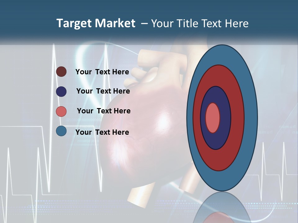 A Medical Powerpoint Presentation With A Heart PowerPoint Template