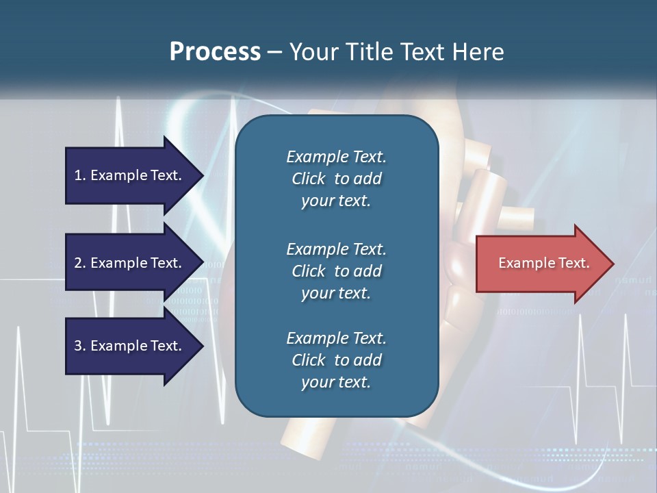 A Medical Powerpoint Presentation With A Heart PowerPoint Template