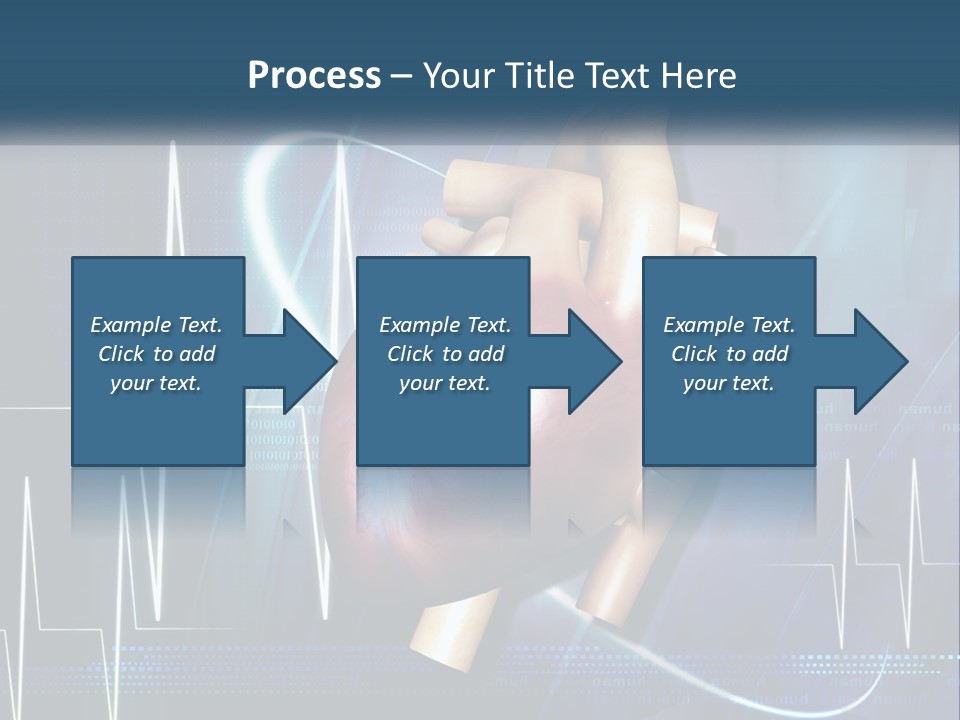 A Medical Powerpoint Presentation With A Heart PowerPoint Template