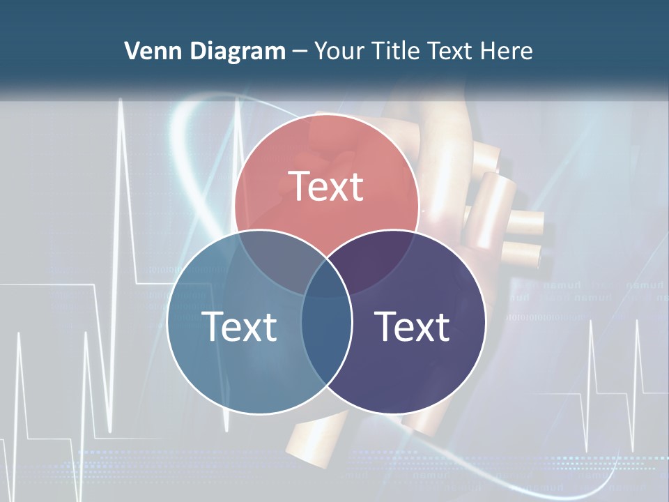 A Medical Powerpoint Presentation With A Heart PowerPoint Template