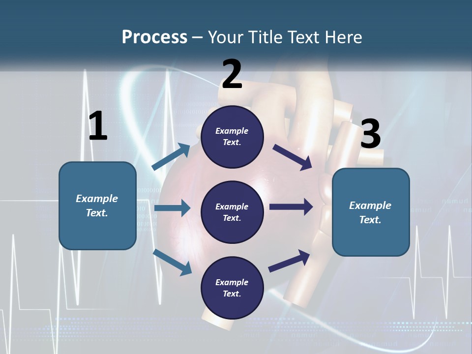A Medical Powerpoint Presentation With A Heart PowerPoint Template