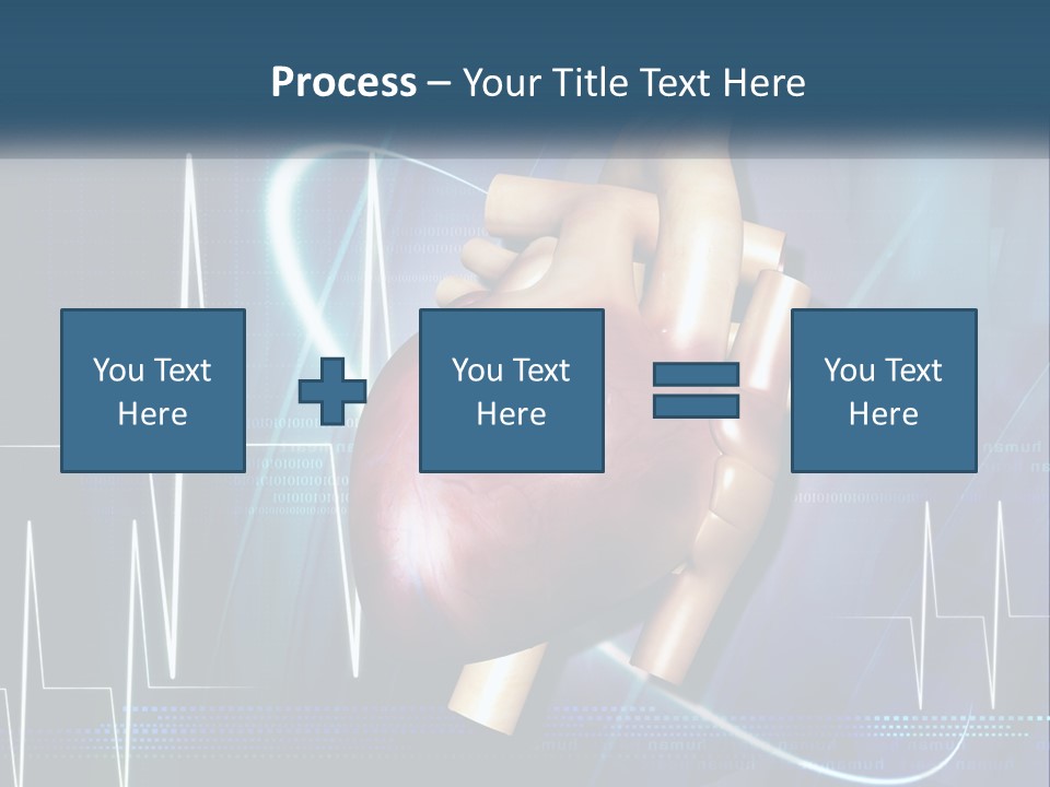 A Medical Powerpoint Presentation With A Heart PowerPoint Template