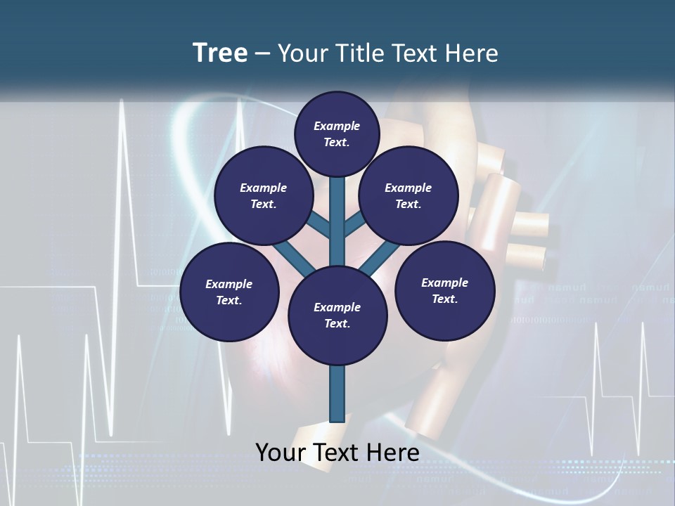A Medical Powerpoint Presentation With A Heart PowerPoint Template
