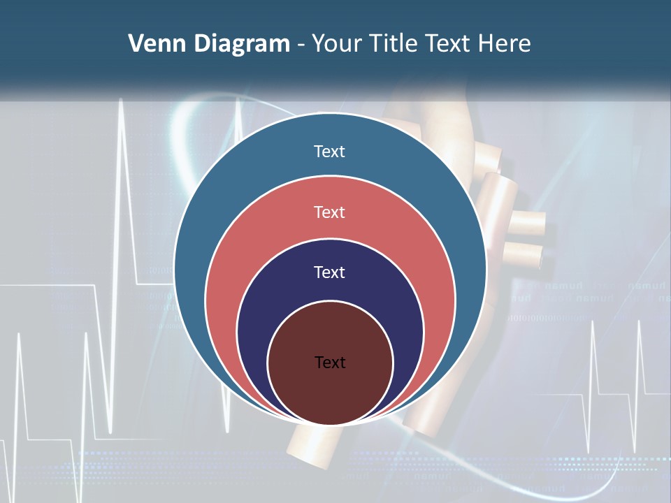 A Medical Powerpoint Presentation With A Heart PowerPoint Template
