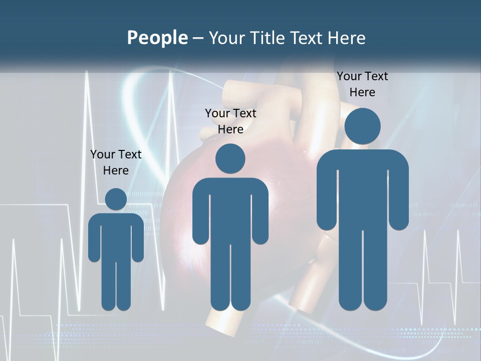 A Medical Powerpoint Presentation With A Heart PowerPoint Template