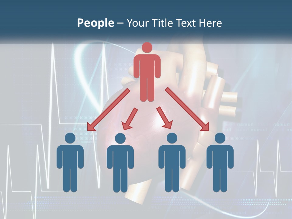A Medical Powerpoint Presentation With A Heart PowerPoint Template