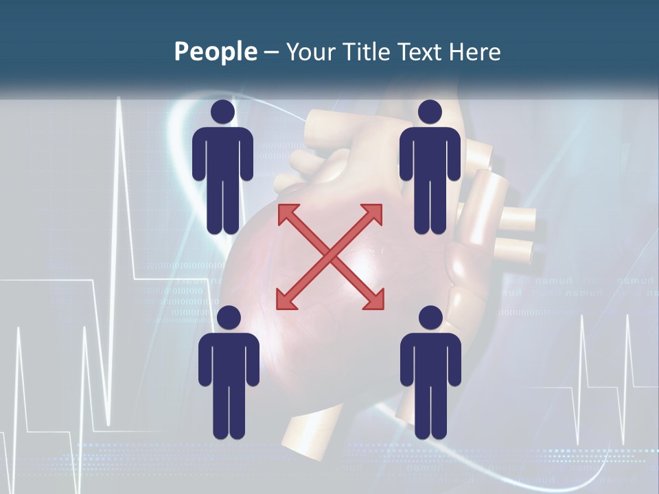 A Medical Powerpoint Presentation With A Heart PowerPoint Template