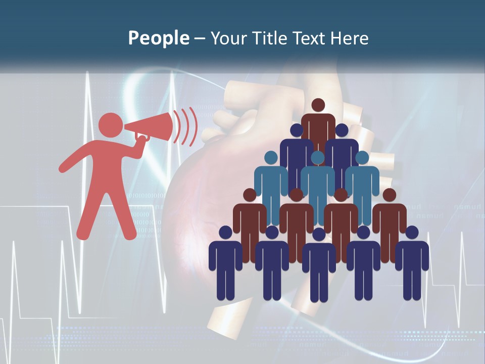 A Medical Powerpoint Presentation With A Heart PowerPoint Template
